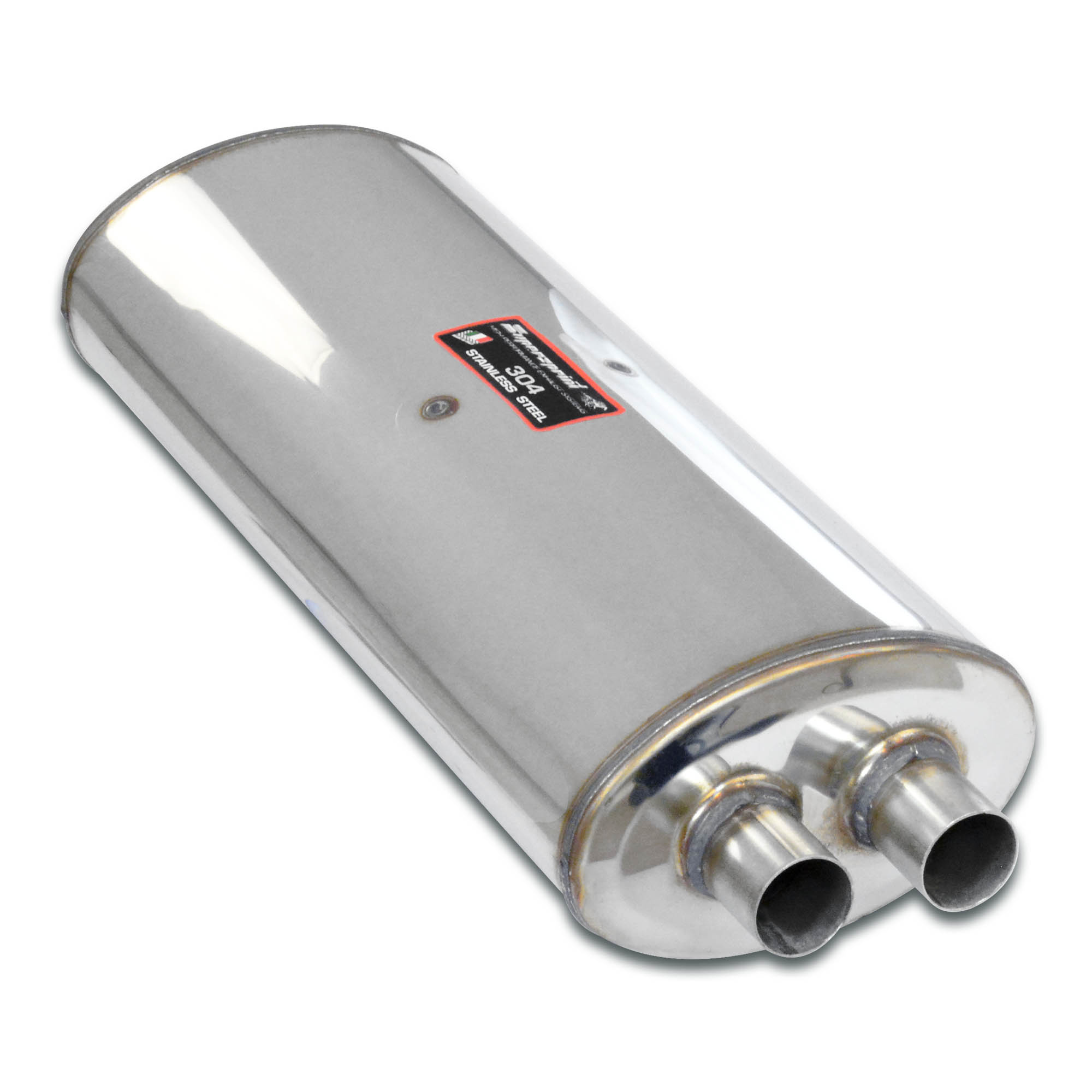Rear exhaust Hartge flat oval tail pipe 170x60 (angle exit)
